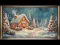 Gingerbread House TV Art Christmas Art Gallery For Your TV Screen
