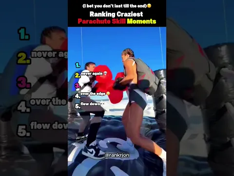 Ranking The Craziest Parachute Skill Moments 😳😭