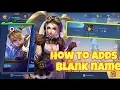 How to make an invisible name in mobile legends Tutorial vids