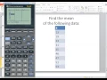 TI-82 - Statistics