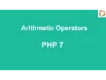 PHP 7 Arithmetic Operators