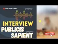 Publicis Sapient SELECTED Round 1 Frontend developer interview