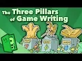 The Three Pillars of Game Writing - Plot Character Lore