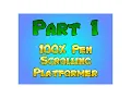 100 Pen Scrolling Platformer Tutorial Part 1 Pen Basics - Scratch Tutorial