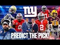 NY GIANTS 7-ROUND MOCK DRAFTS FINAL PREDICTIONS