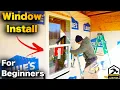 How to Install a Window New Construction DIY FOR BEGINNERS