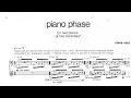 Steve Reich - Piano Phase 1967 score