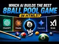 AI Coding Comparison Creating an HTML5 Pool Game