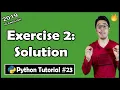 Exercise 2 Solution Shoutouts Python Tutorial