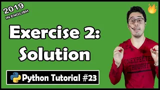 Exercise 2 Solution Shoutouts Python Tutorial