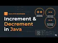 Increment and Decrement in Java Practice Examples