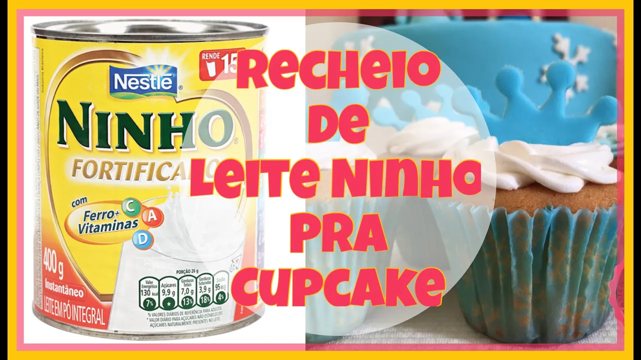 RECHEIO DE LEITE NINHO PARA CUPCAKE