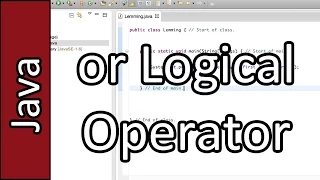 or Logical Operator - Java Programming Tutorial PC Mac 2015