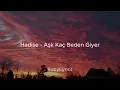 Hadise - Aşk Kaç Beden Giyer
