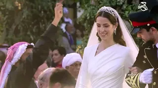 عمر العبداللات و محمد عبده يزفان عريس الأردن ولي العهد والأميرة رجوة في قصر الحسينية 