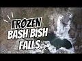 Frozen Bash Bish Falls Waterfall Epic Crash