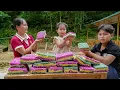 Download Lagu How to make delicious five-color sticky rice with mung beans for sale | Peaceful life in the canyon