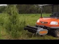 Forax GP 40 Gas Powered Mulcher on Kubota UTV
