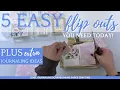 5 Beginner-Friendly FLIP-OUTS To Add Instant Charm to Your Junk Journal Pages