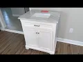 30 Allen Roth White Vanity Set with Carrara Top Unboxing