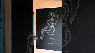Learn how to draw a girl sitting at a table ||π¨ #girldrawing #easygirlart #topartist