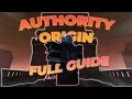 Authority Ensign Origin FULL GUIDE Progression Secrets Weapons Divisions Deepwoken
