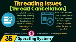 Threading Issues Thread Cancellation