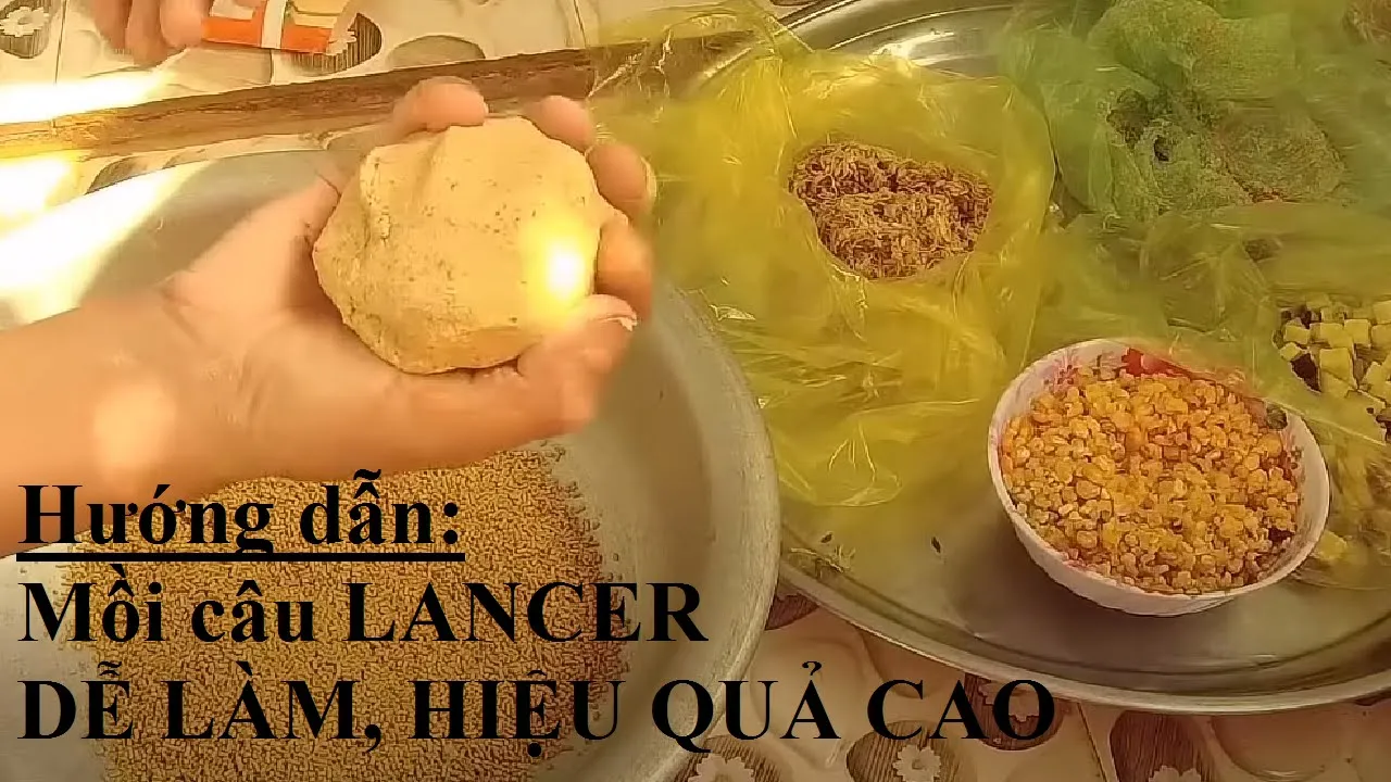 Hướng dẫn làm mồi câu lancer ĐƠN GIẢN VÀ HIỆU QUẢ câu cá tự nhiên