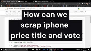 Amazon Web Scraper CodeWit akshi project 1