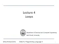 4 4 Loops for loop and common errors