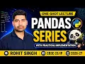 Python Pandas Series Class 12 CBSE IP ONE SHOT