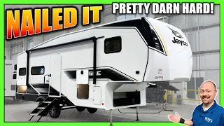 UNDER 30ft New more AFFORDABLE Jayco Fifth Wheel 2025 Eagle SLE 24MLE for Couple s Camping