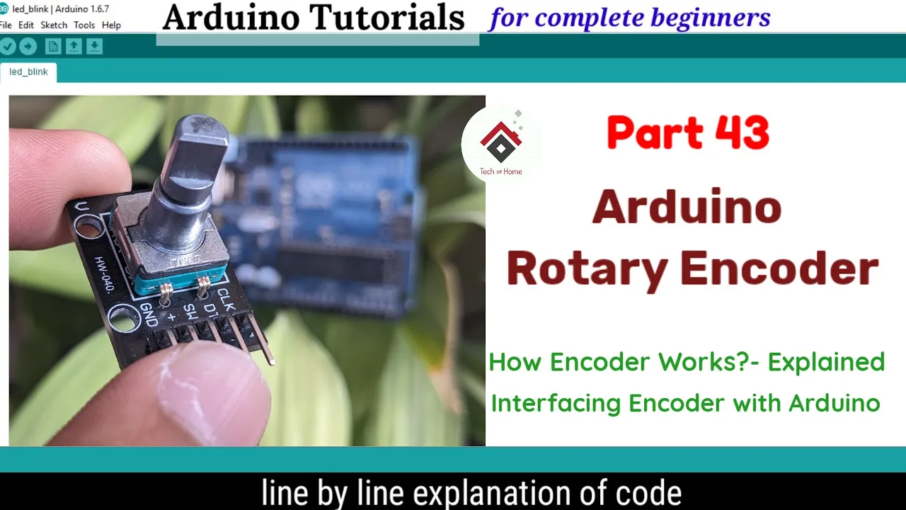 How Rotary Encoder Works and How To Use It with Arduino[with CODE] | Arduino Encoder code explained