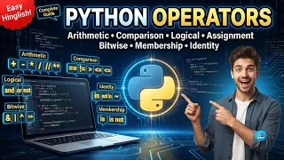 Master Python Operators in 25 Minutes Complete Tutorial for Beginners in Hindi Urdu