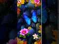 Fall flowers raindrop quiet maple leaf Animated