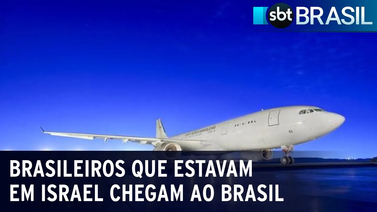 Brasileiros que estavam em Israel chegam ao Brasil | SBT Brasil (13/10/23)