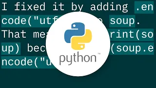 UnicodeEncodeError charmap codec can t encode characters