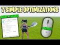 7 Tweaks You NEED To BOOST FPS LOWER INPUT DELAY 2026