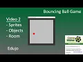 2 - Bouncing Ball Game Adding Sprites Objects and Room
