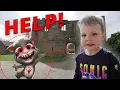 DRONE CATCHES CREEPY BABY TALKING TOM IN AN ABANDONED CASTLE