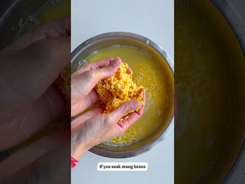 YOU’VE BEEN DOING THIS WRONG! Don’t strain mung beans for egg or you lose protein, fiber, nutrients
