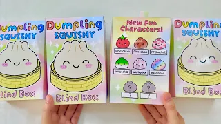[🥟paper diy🥟] MYSTERY DUMPLING DIY BLIND BOX unboxing! | asmr