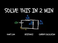 How to Find Voltage in a Combination Circuit Easy Series and Parallel Resistor Example