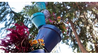 Stacked Flower Pots