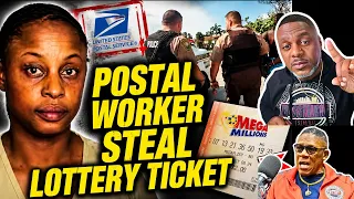 Police ARREST Postal Worker For A Stolen Lottery TICKET