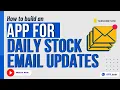 Build a Daily Stock Email App with APILayer s MarketStack API Mailgun and Node js Full Tutorial