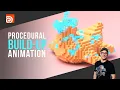 Procedural Build-Up Animation in Houdini Using KineFX