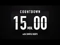 15 Minute Countdown Timer Flip Clock with Simple Beeps