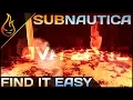 How To Find The Entrance to The Lost River Inactive Lava Zone Easy 5 Min Subnautica