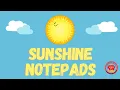 Brighten Up Your Crafts and Decorations with Sunshine Notepads